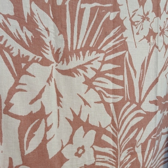 NEW SET 2 1 Red Flower 1 SXSW Red Clay Reversible Towel Blanket Curtain Wraps - Picture 6 of 15